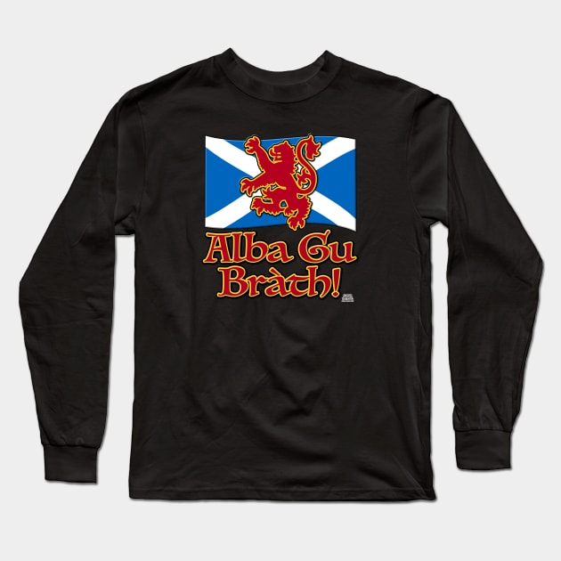 Alba Gu Bràth! Long Sleeve T-Shirt by JEAndersonArt